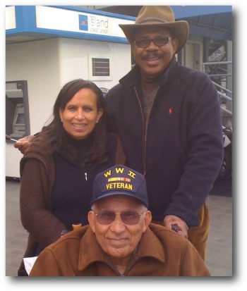 Jolyn and William Parker with Joe Burrucker